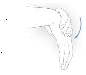 Muñeca extensor tramo