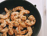 Camarones jengibre tostas
